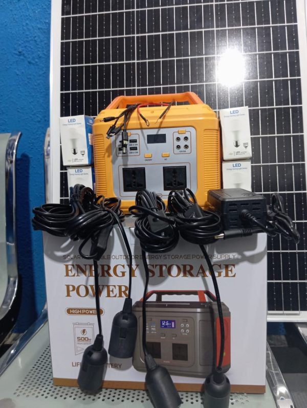 500W Solar Generator with 100W Solar Panel